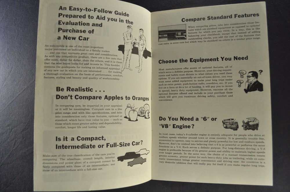 1965 Studebaker Commander Sedan Comparison Brochure Excellent Original 65