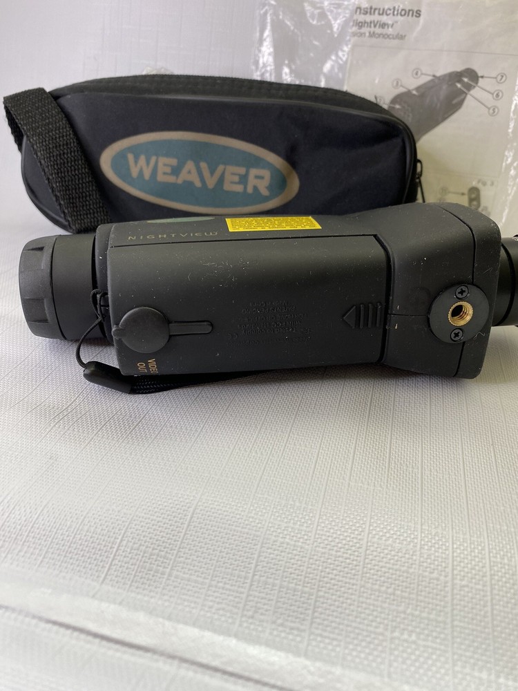 Weaver NightView Digital Night Vision Monocular Scope See Description