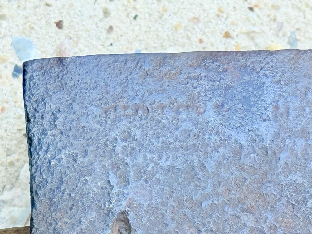 Antique Broad Axe 13 in. Signed Large