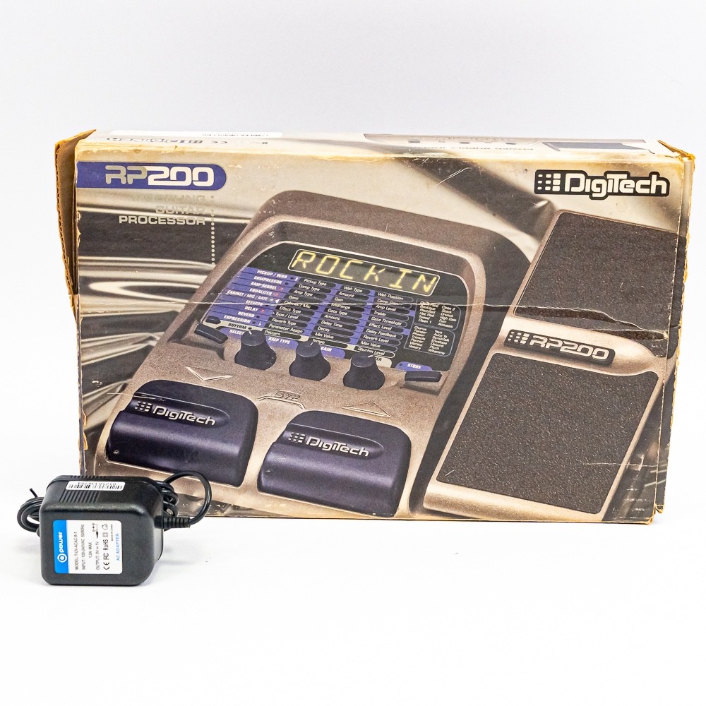 DigiTech RP200 Guitar Multi-Effects Pedal w/ Expression, PSU & Box