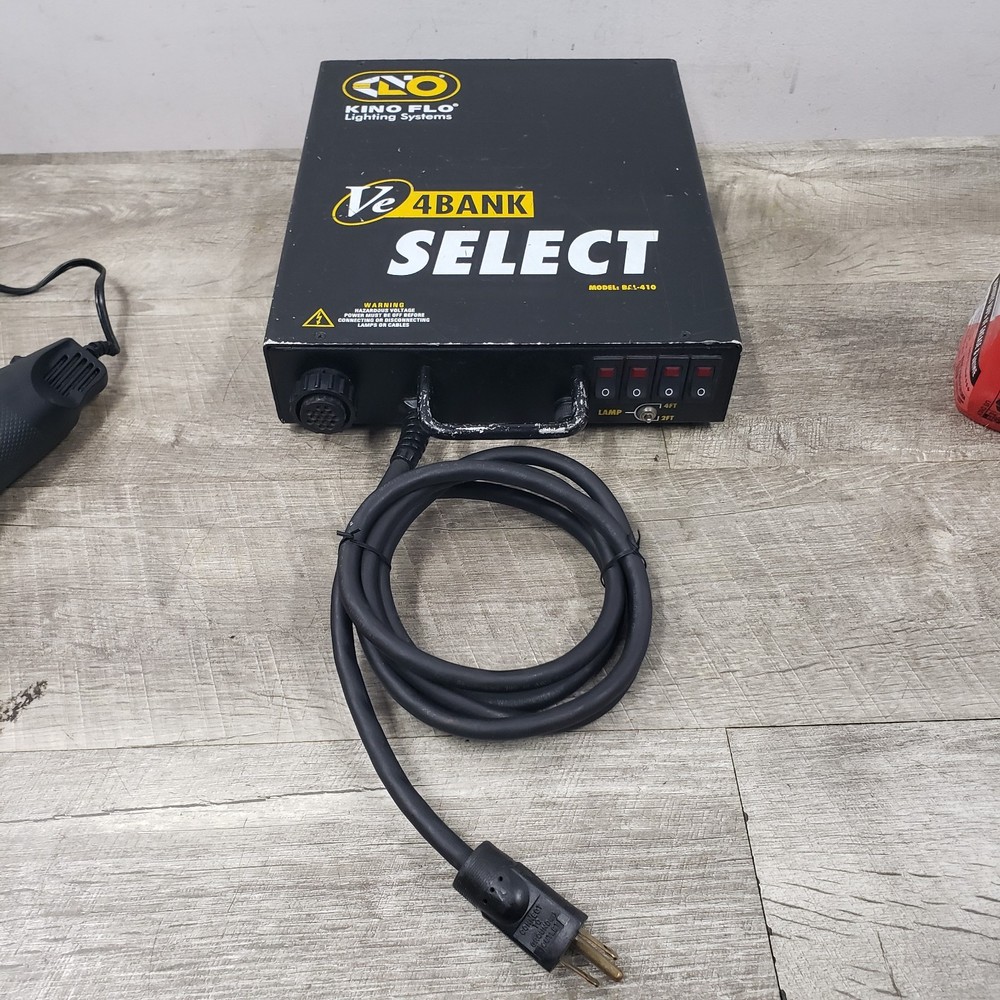 *Powers Up* Kino Flo Lighting Systems VE 4Bank Select Model Bal-410