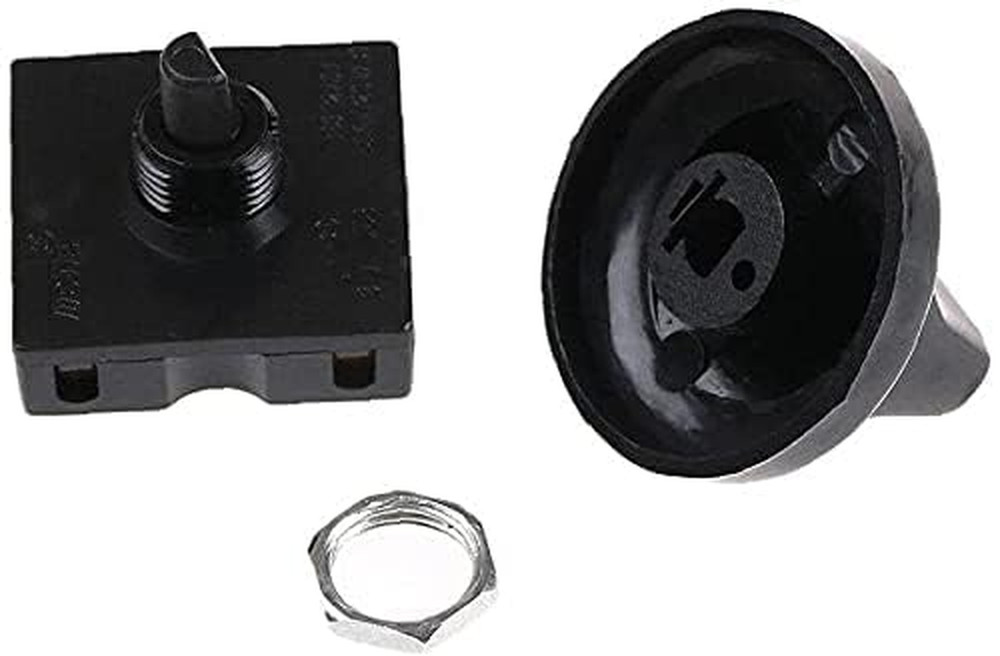 Rotary Switch 4 Position 3 Speed Selector Switch Governor with Button Fan Speed