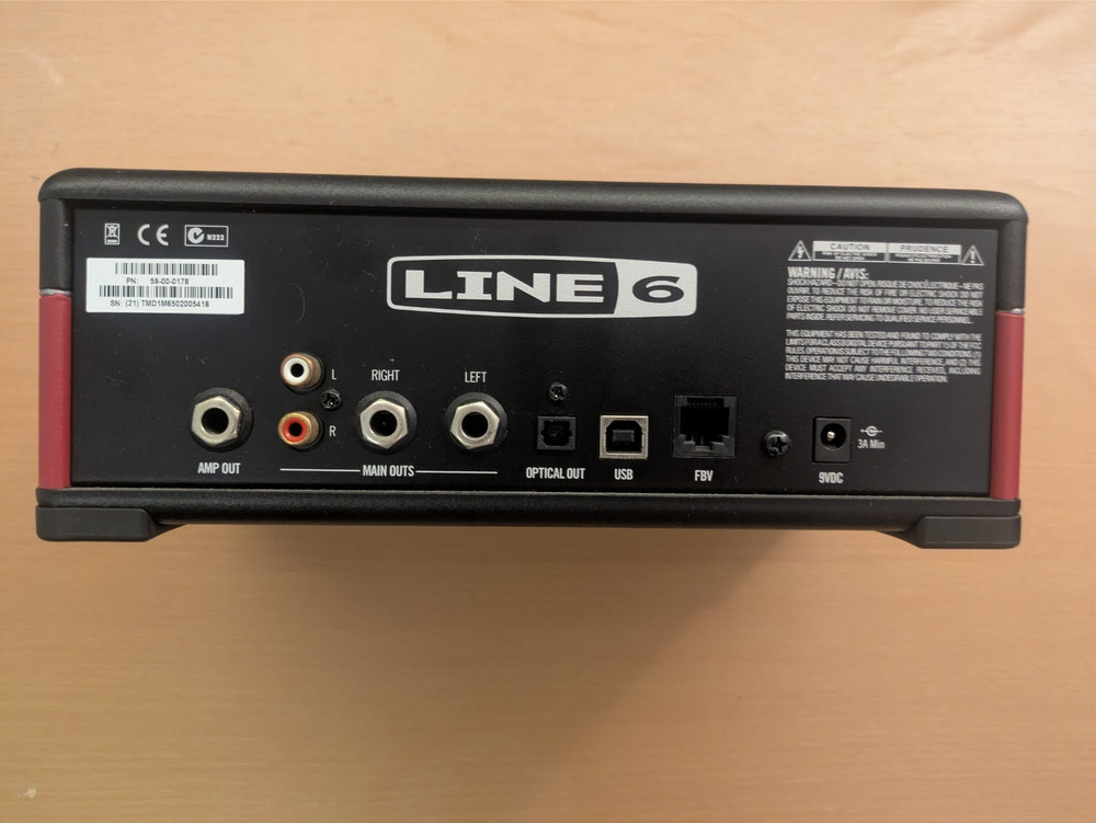 Line 6 AMPLIFi TT Guitar Multi-Effects Processor Tested Working w/PSU