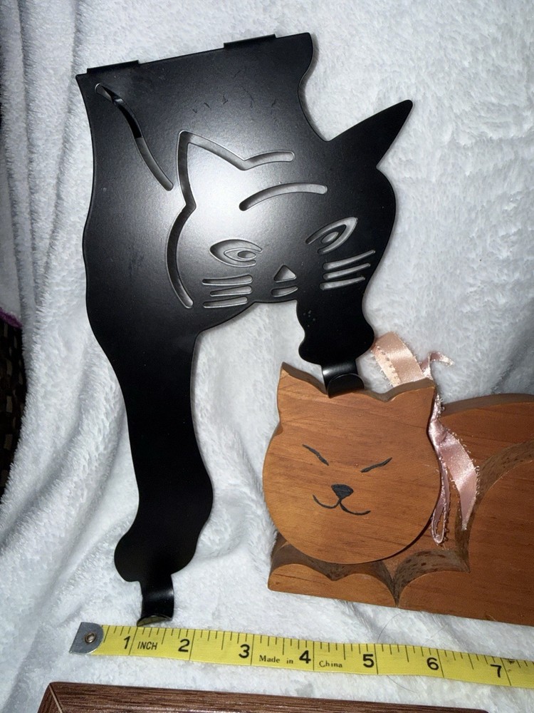 6 Cat themed Decor Items