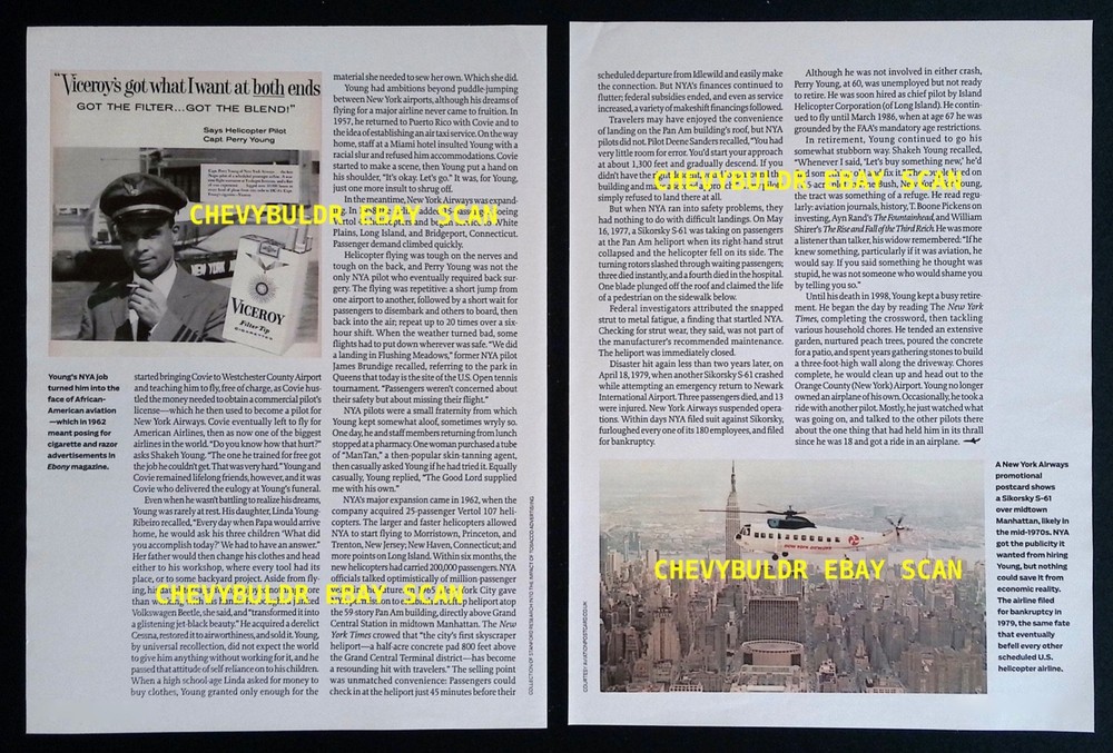 2019 Profile Article on Helicopter Aviator Perry Young