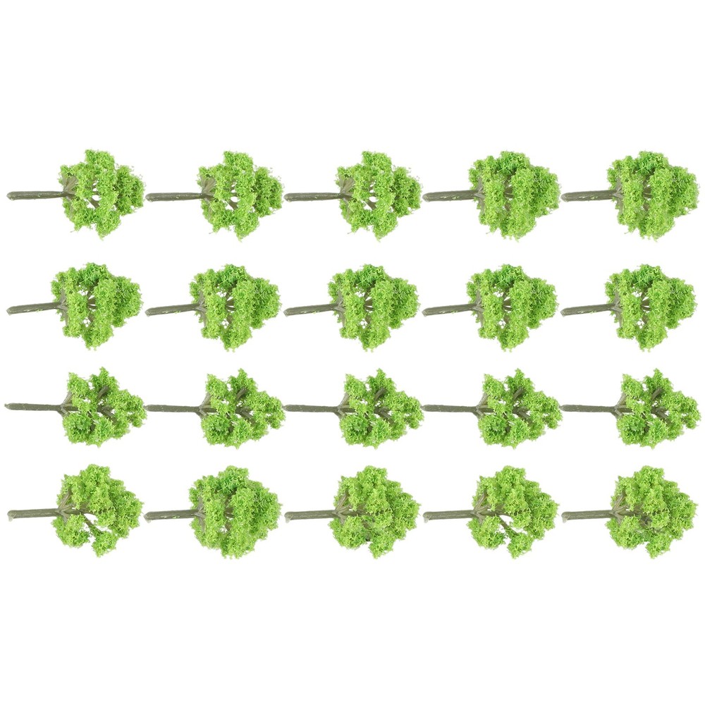 Model Tree Park Scenery Pure Handmade Scale Tree Train Railroad About 4CM