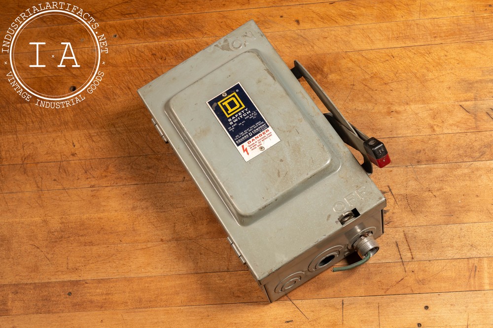 Vintage Square D H-321 Safety Switch