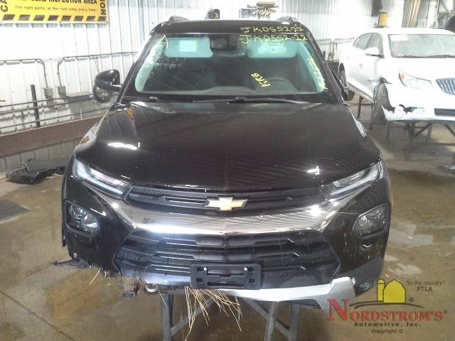 2022 Chevy Trailblazer Passenger Front Headrest Only Black Cloth
