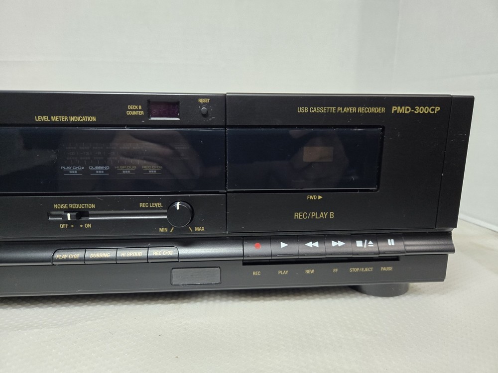 NICE!! Marantz PMD-300CP Dual Cassette Deck with PC USB Connection