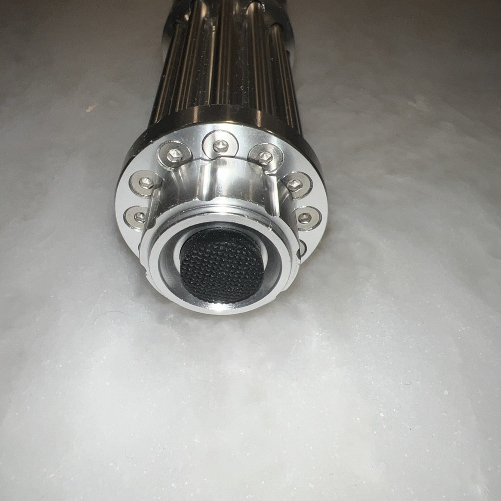 Meter Range Adjustable Zoom Blue Laser Pointer Pen Light Main Unit No Fl. Heads