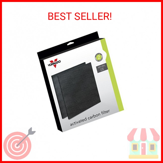 Vornado MD1-0023 Replacement Carbon Filters (2-Pack),Black