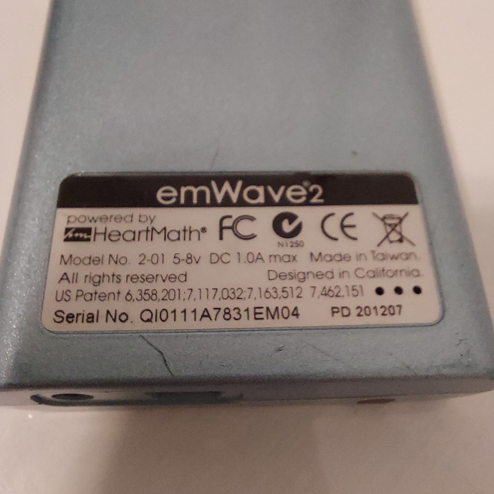 HeartMath emWave 2 Portable Stress Anxiety Relief Device Unit Only