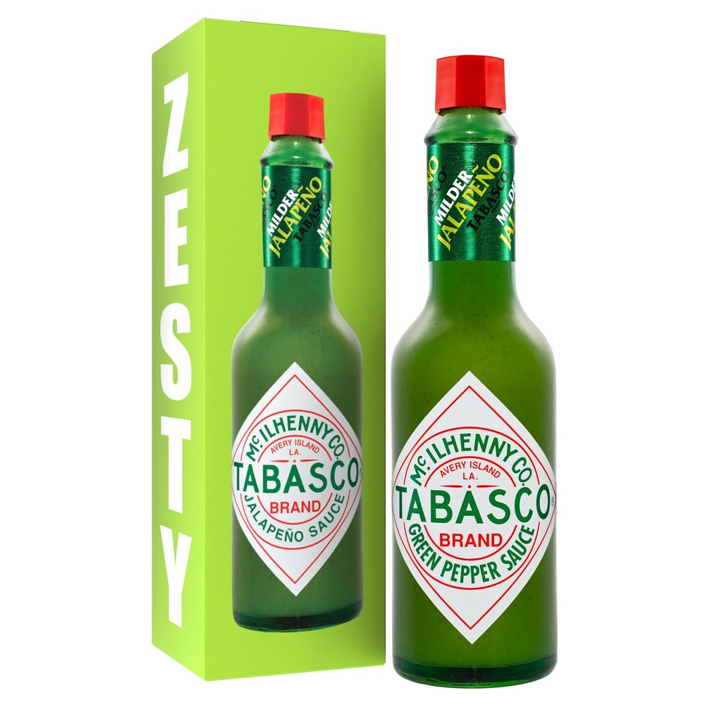 Tabasco Green Pepper Mild Hot Sauce 57ml | Authentic & Classic Flavour Perf
