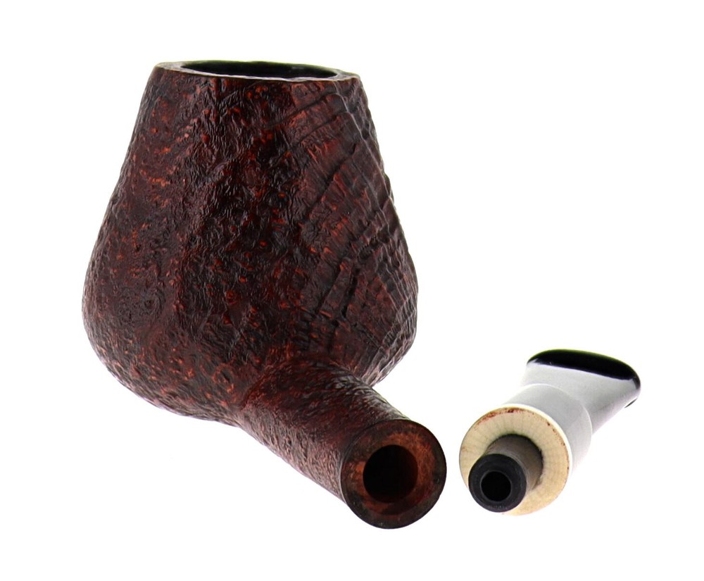 Pipe PROXIMA brown sandblasted shape stand up straight brandy