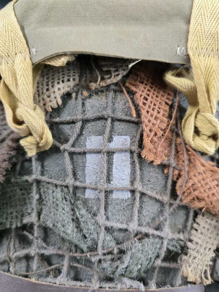 WW2 US AIRBONE RESTORED HELMET