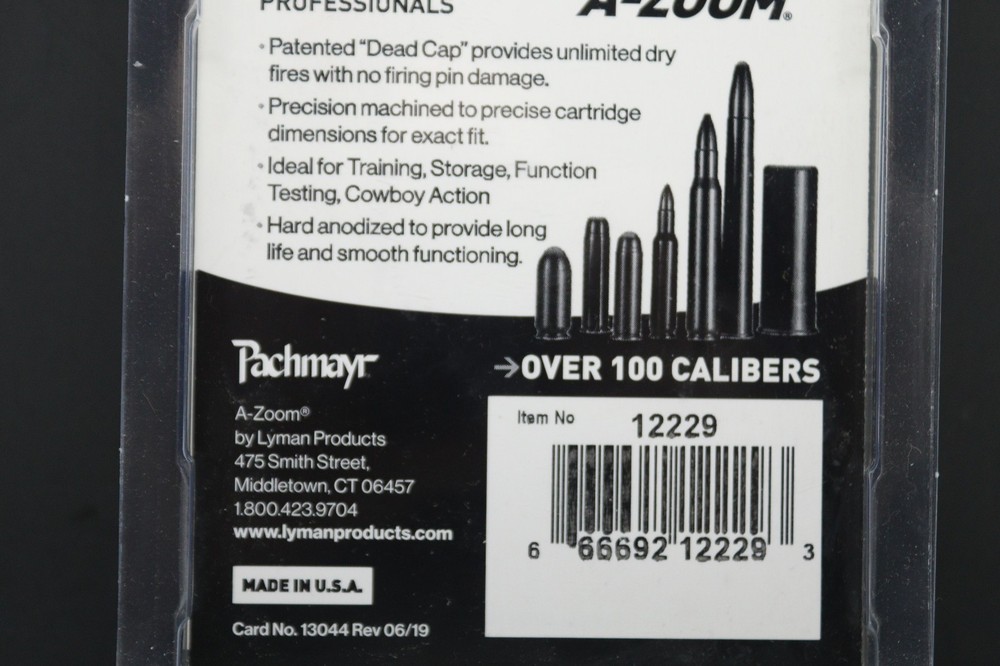 A-Zoom Precision Snap Caps 30-30 Practice Loading & Training Dry Fire #12229