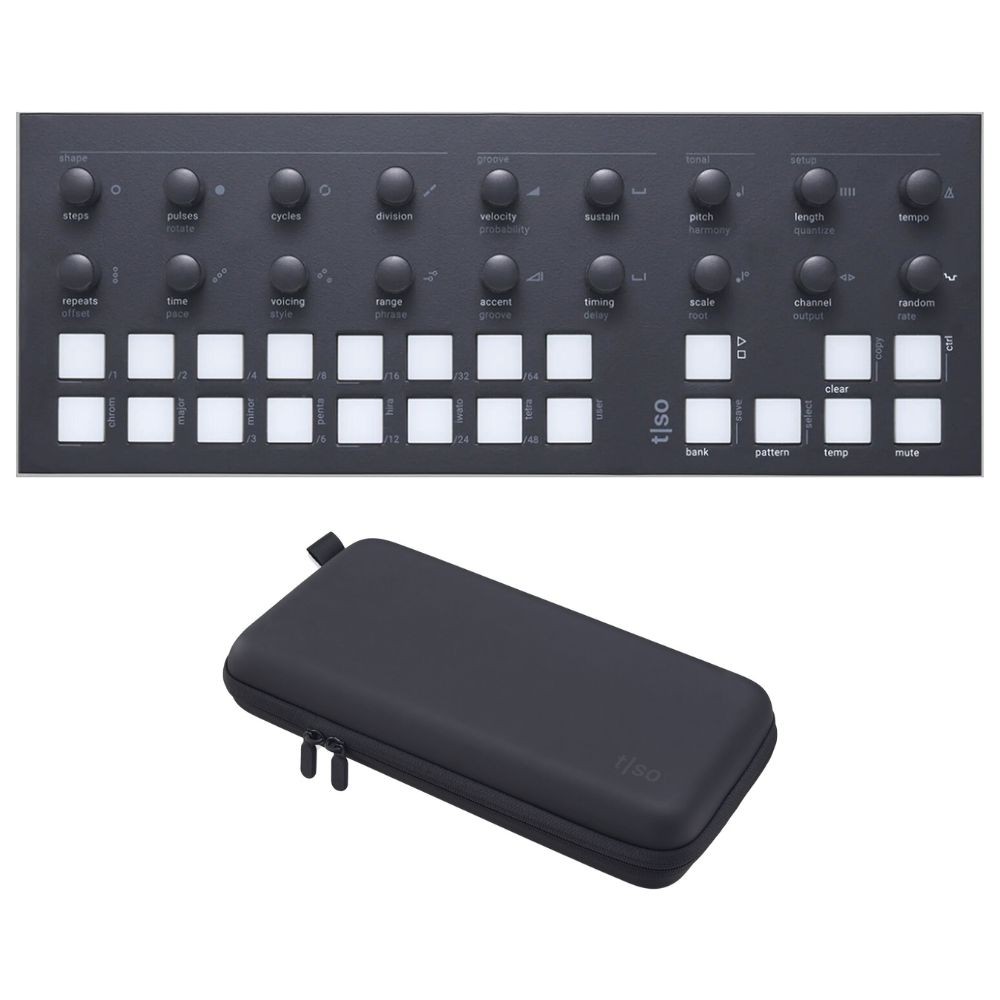 Torso Electronics T-1 16-Track Algorithmic Sequencer Bundle w/ Carry Case