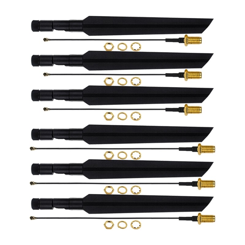 6Pieces Antennas for Fast Speed Internet Connection Enhancement
