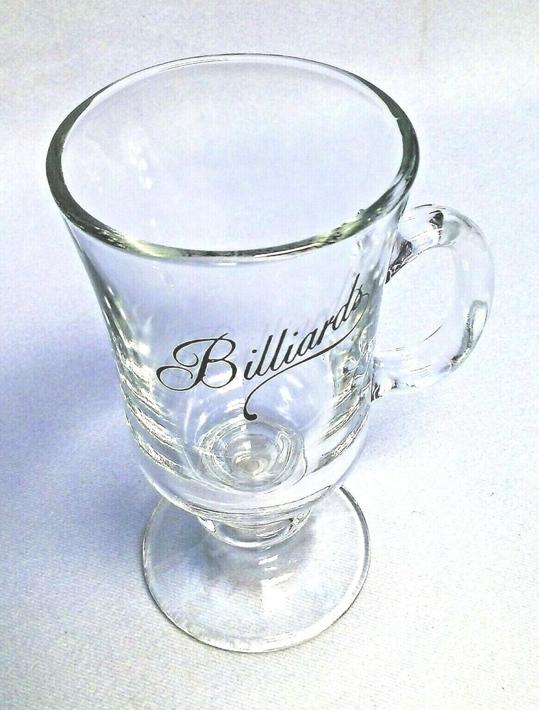 "BILLIARDS" STEMWARE with HANDLE, SET OF 4
