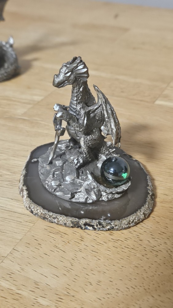 Vintage 3pic Dragons Statue