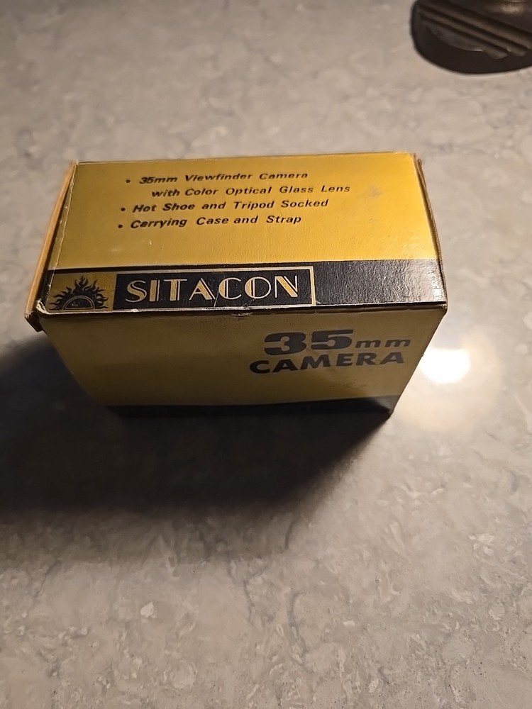 Vintage 35MM Camera Sitacon ST-3 Untested, with original box, strap & paperwork