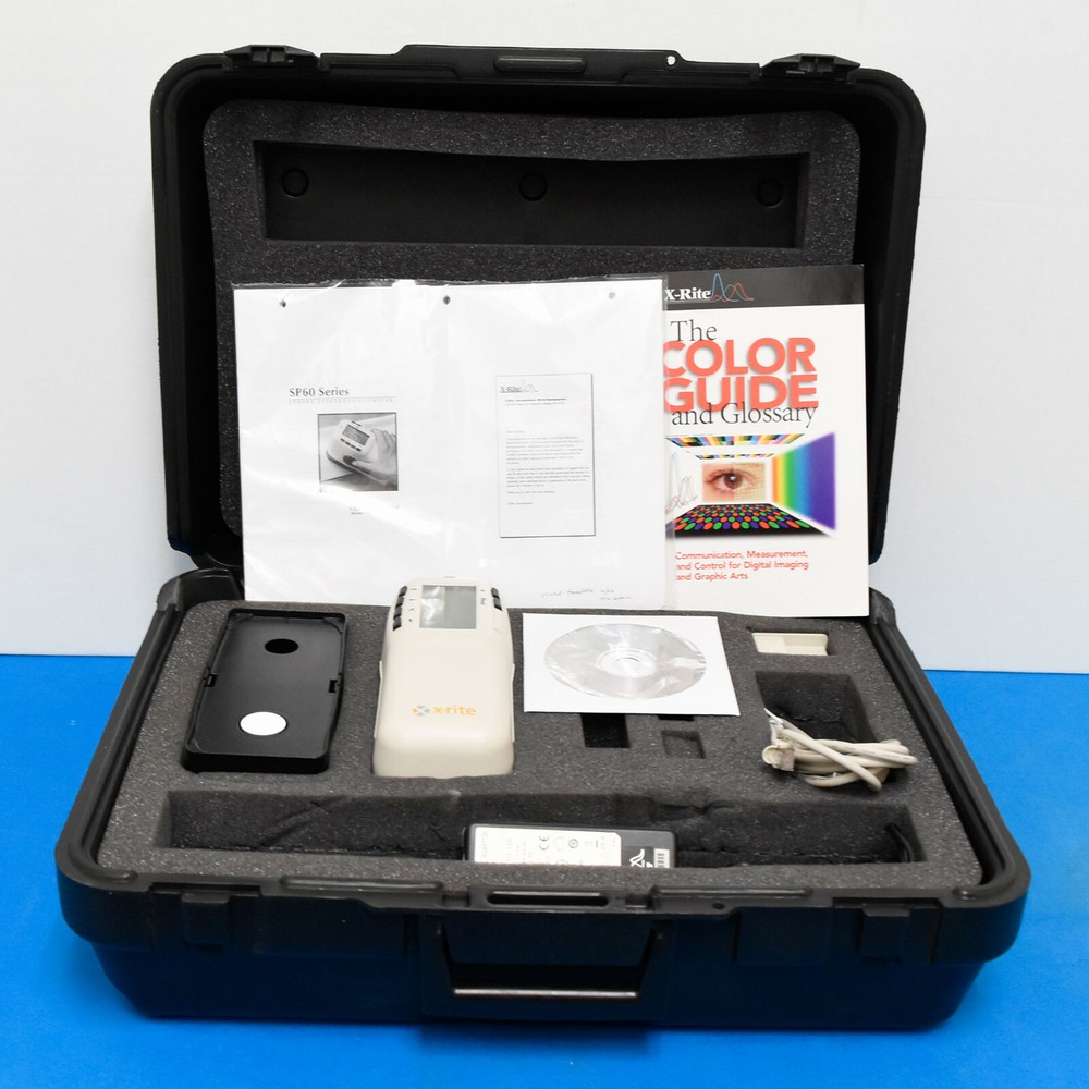 X-Rite SP64 Portable Sphere Spectrophotometer Lab values 4 print fabric physical