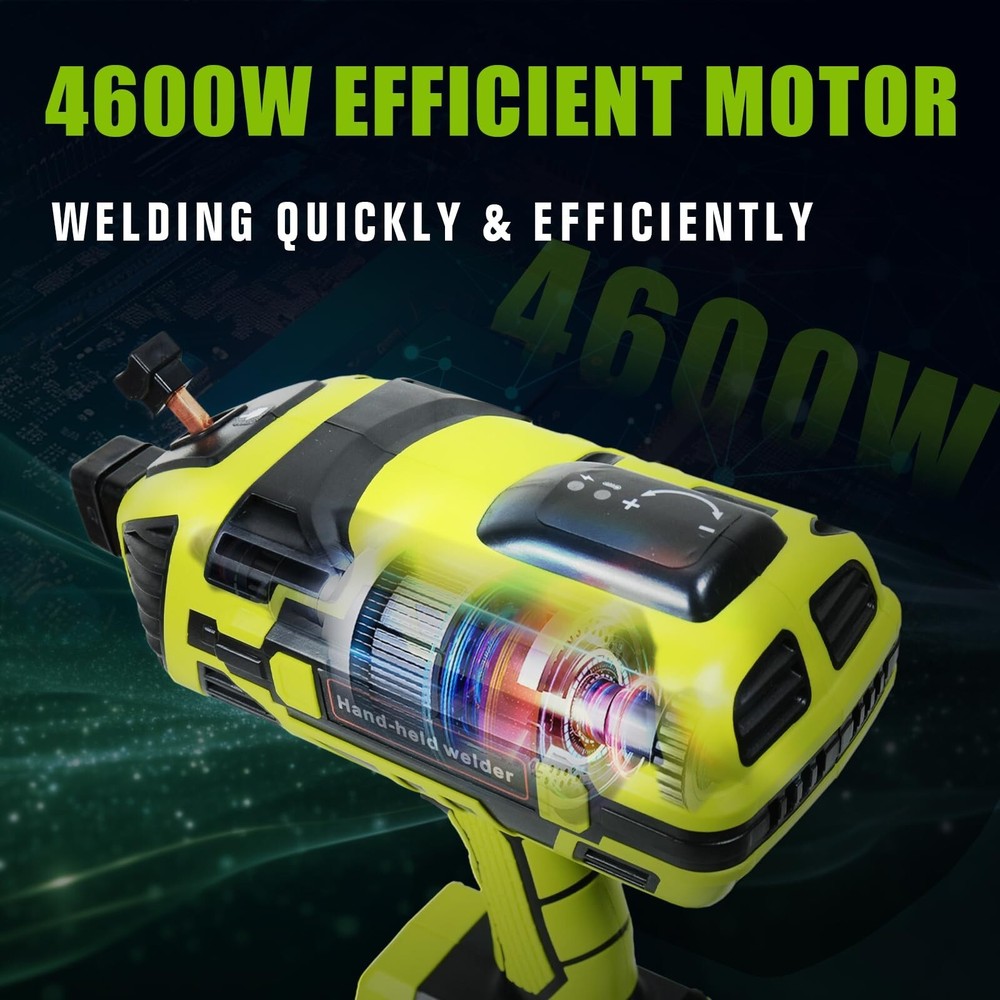 TRQWH 110V Handheld Welder with 6 Variable Current Adjustments (Green)