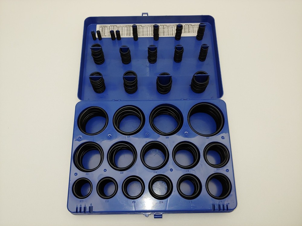 397 Metric O-Ring Assortment Set Assorted Sizes Orings 30 Different Sizes, Case