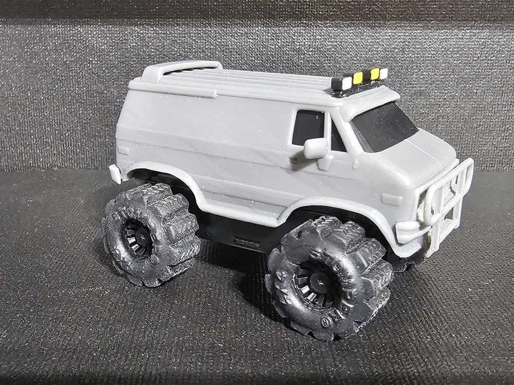 Schaper Stomper Custom Resin Printed A-team Van