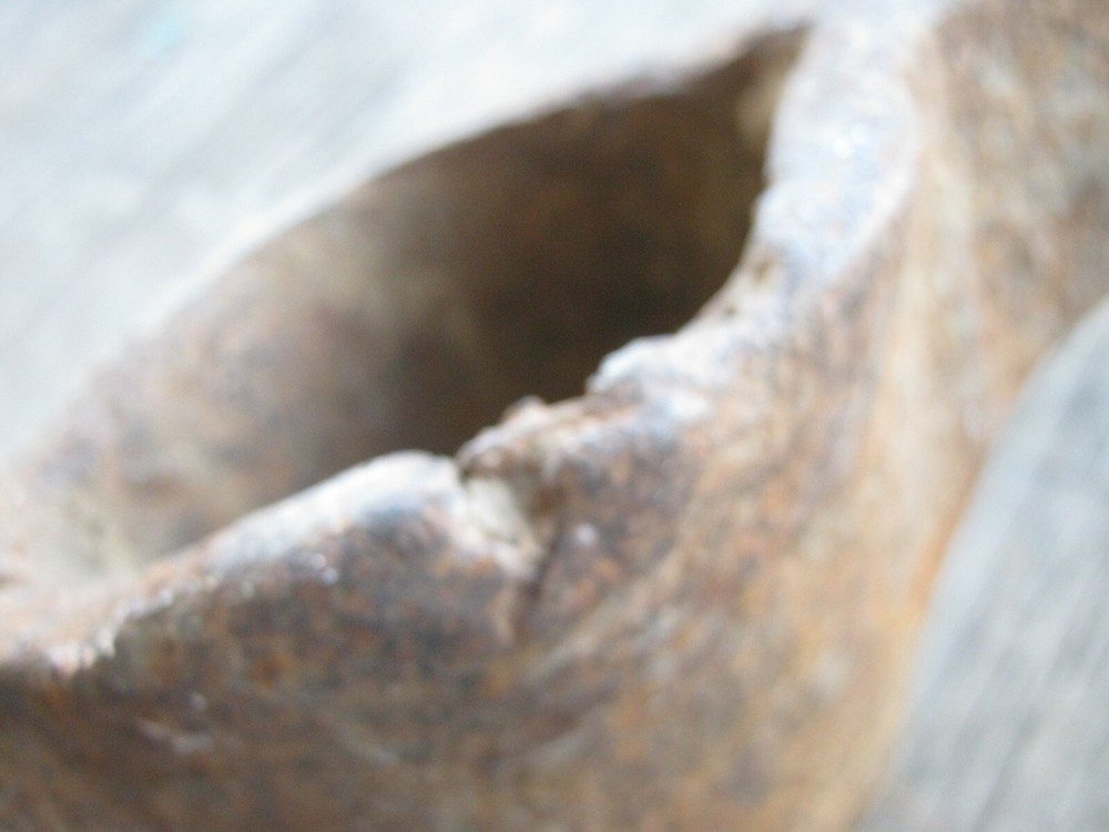 Rusty Rustic Original Vintage Primitive Metal Long Pick no handle