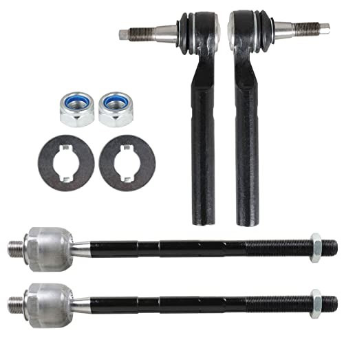 Front Inner Outer Tie Rod End Driver Passenger Kit Replacement for H3 2006