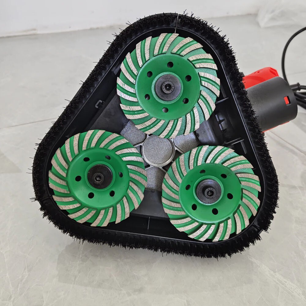 Multi 3 Heads Grinder Machine Milling With Metal Stand Hand-held Angle Grinder