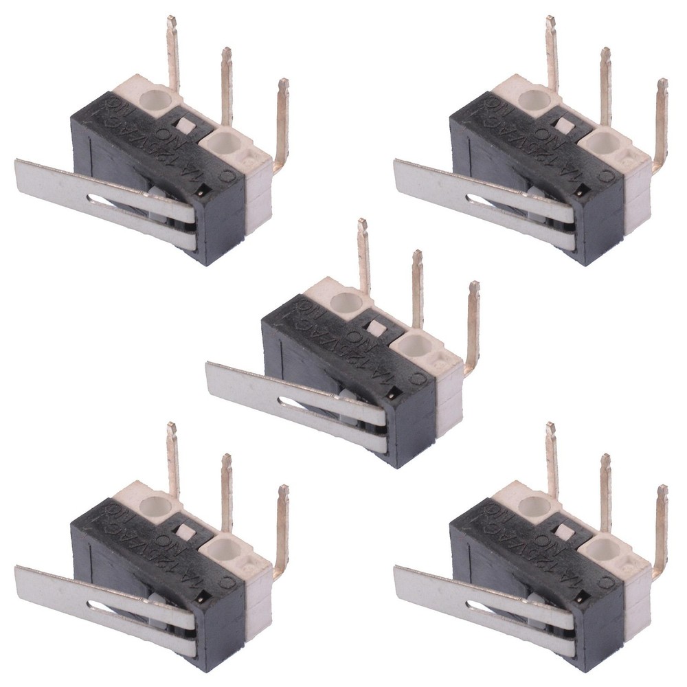 5 x 13mm Lever Subminiature Horizontal PCB Microswitch SPDT 3A