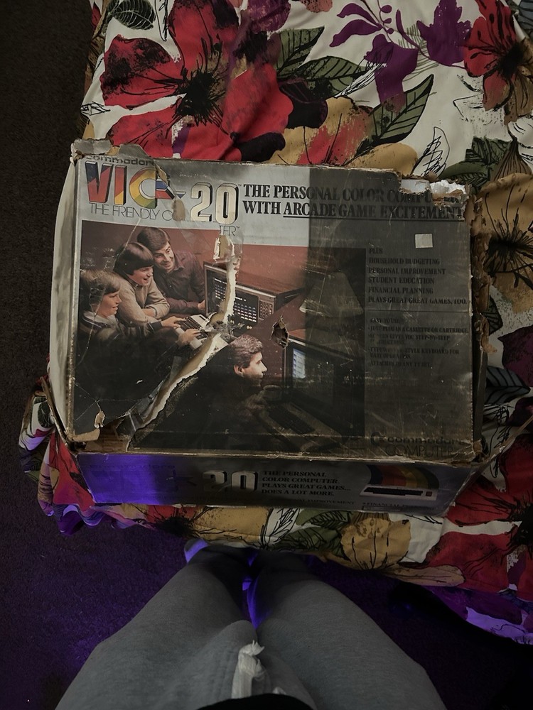 Commodore VIC-20 personal computer in its original box