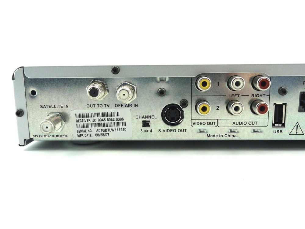 DirecTV Standard Satellite Receiver Model D11