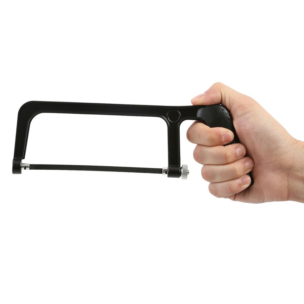 Hyper Tough 6" MINI HACKSAW 2-1/2" Cutting Depth • Replaceable Blade HAND SAW HQ