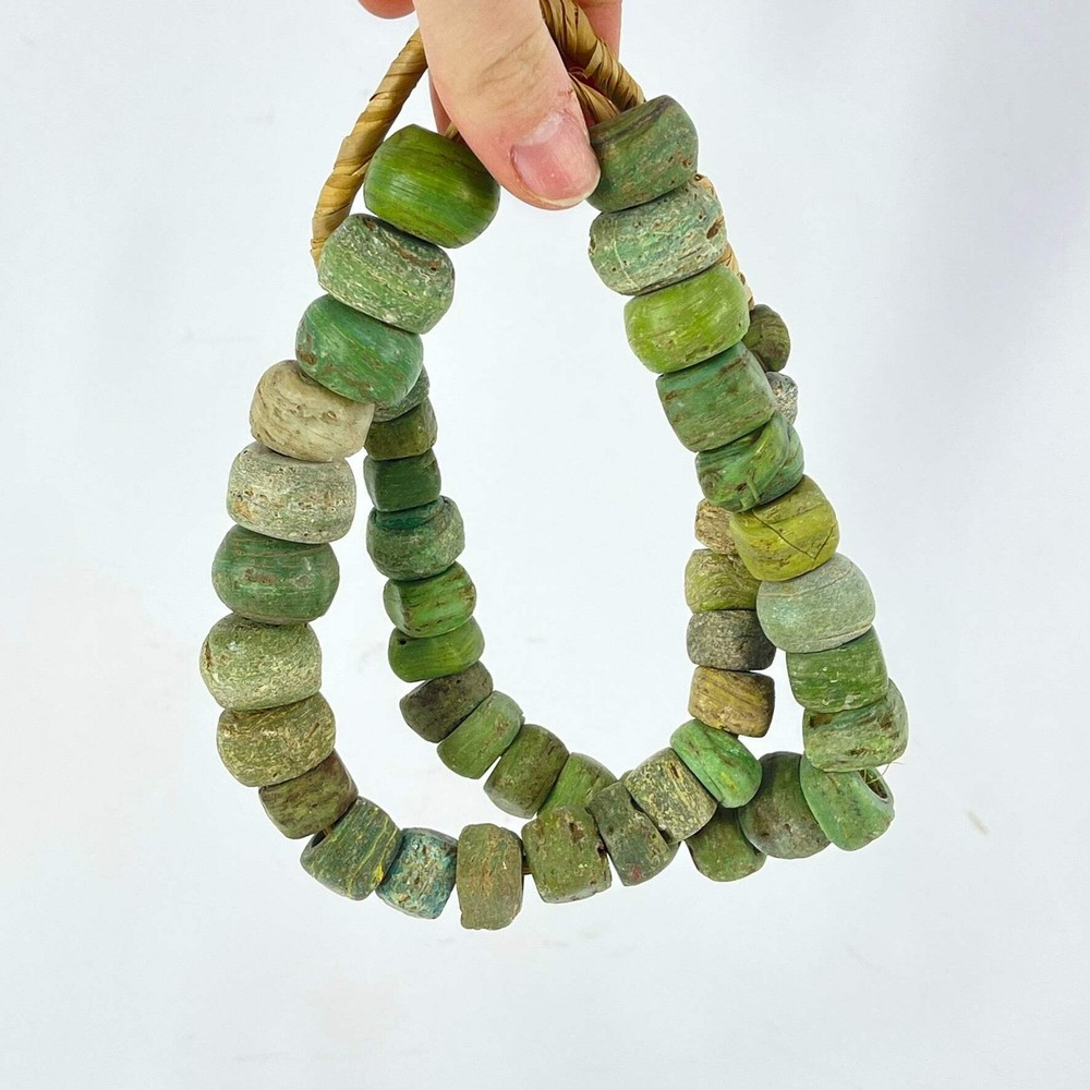 Hebron Green Trade Beads