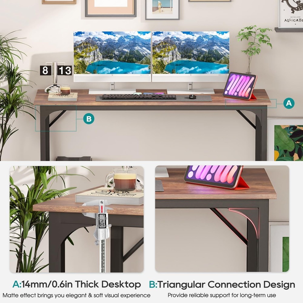 Computer Desk,Home Office Desk Modern Simple Style Home Office Study Writing