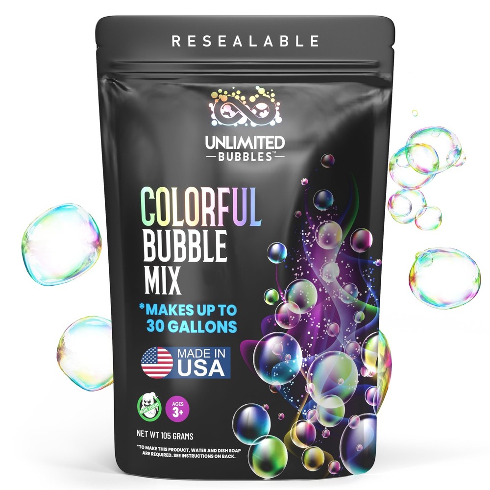 Bubble Powder Refill Mix – Makes 30 Gallons – DIY Bubble Solution – Just Add ...