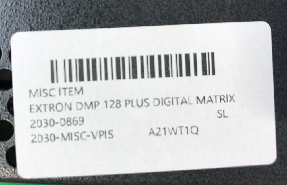 Extron DMP 128 Plus C 12x8 Digital Matrix Processor