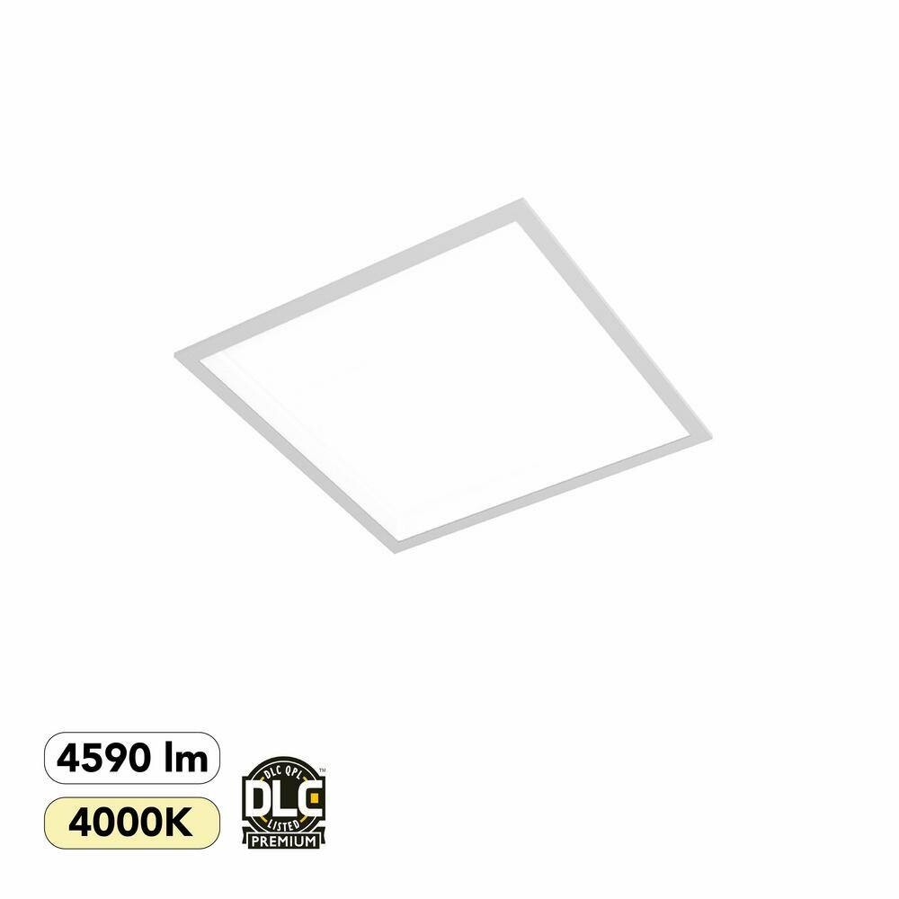 2 ft. x 2 ft. 300-Watt Equivalent White Integrated LED Backlit Troffer by C.E.