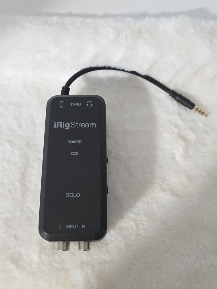 iRig Stream Audio Interface for iOS Android Mac PC Streaming Recording Free Ship