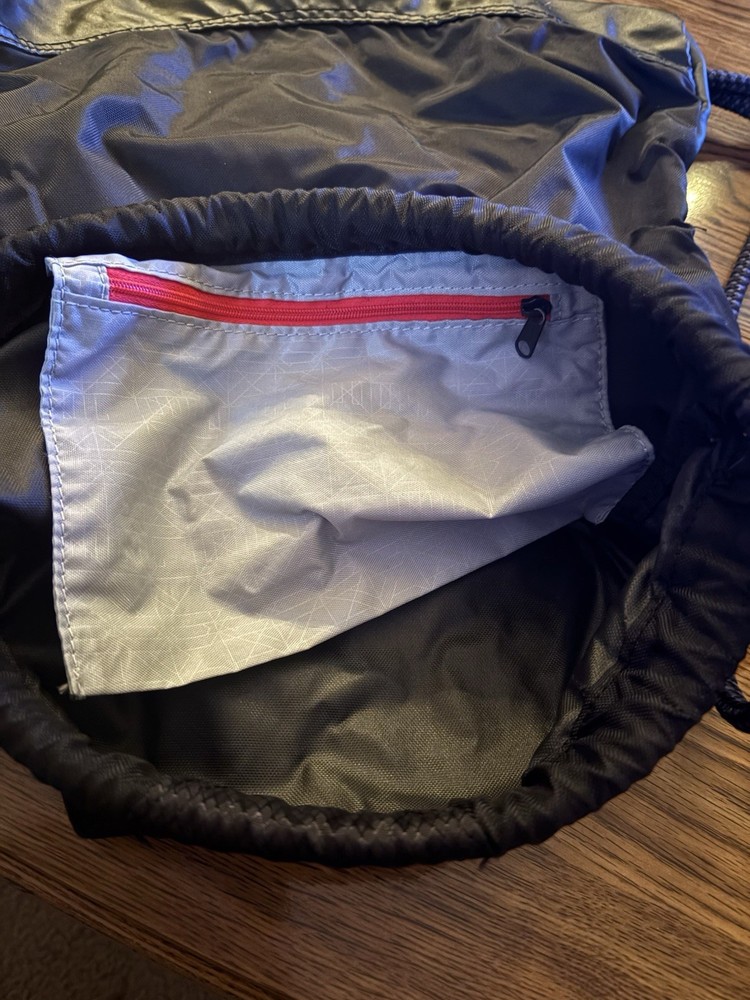 Nike Drawstring Bag Backpack Black excellent condition