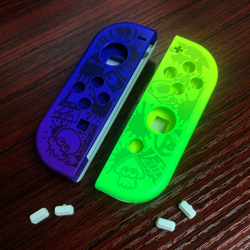 For Nintendo Switch Joy-Con Replacement Shell for Splatoon3 Limited Edition Case