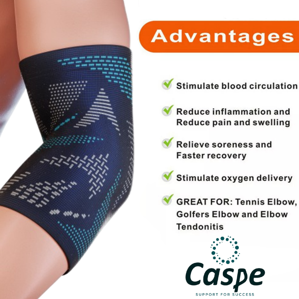 2 Pcs Elbow Brace Compression Support Sleeve Fit Arthritis Tendonitis Joint Pain