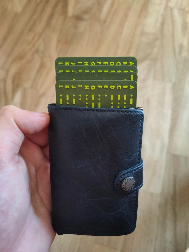 Wallet Card Morse Code