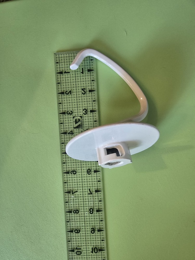 Kitchen Aid Classic Dough Hook White Mixer Replacement Part