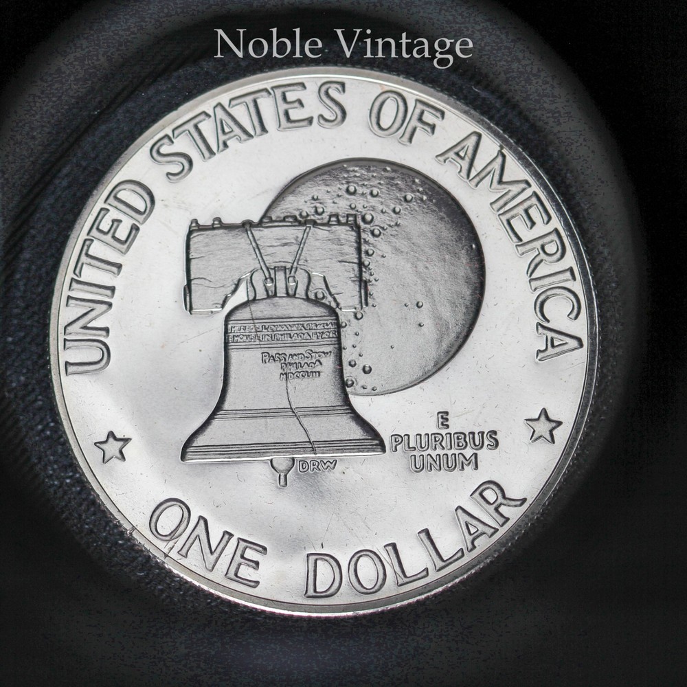 1976 S Proof Eisenhower (Ike) Dollar Coin - Type 2 - From Clad Proof Set