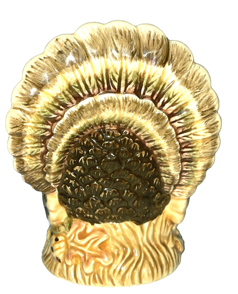 Pfaltzgraff Turkey Candle Holders Set Fall Decor 5" X 4"