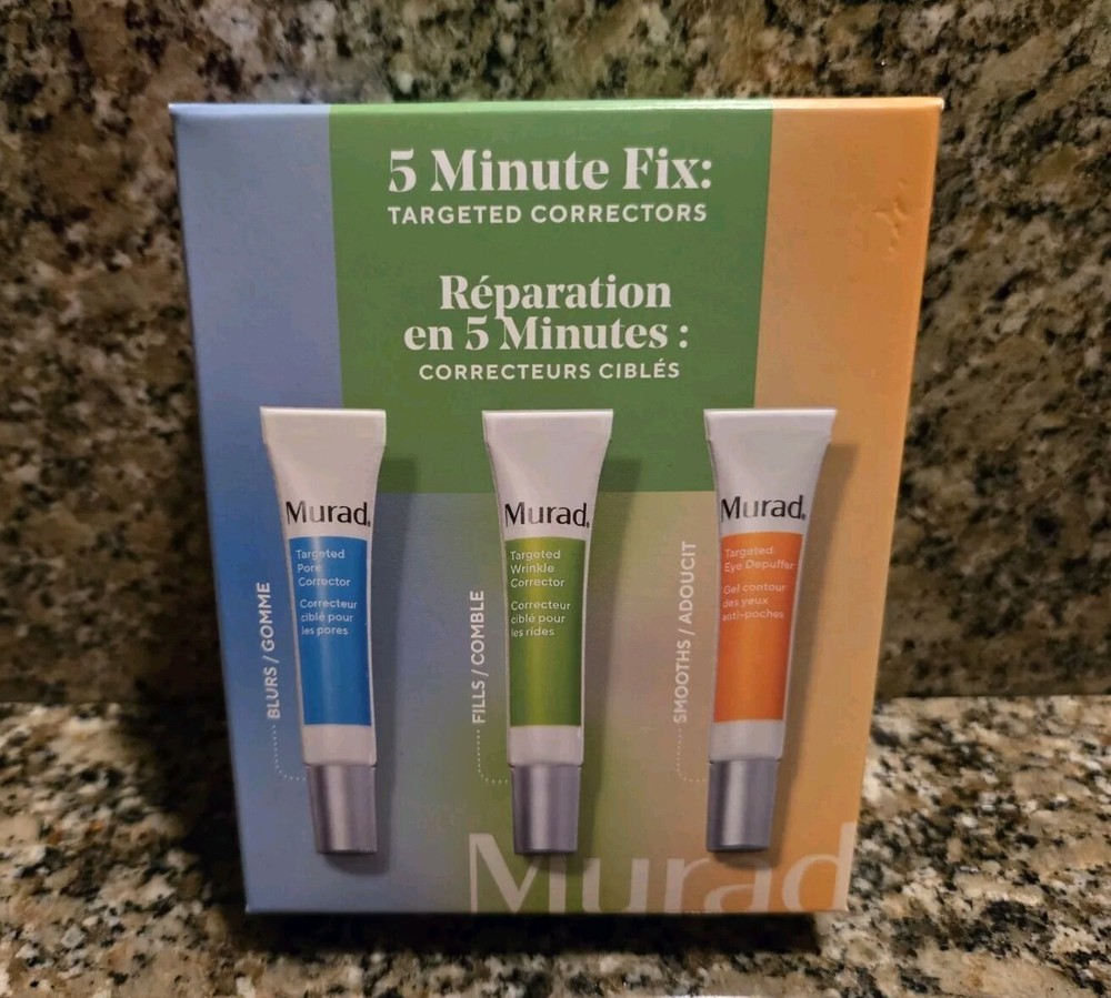 Murad 5 Minute Fix Targeted Correctors Pore Corrector Eye Depuffer & Wrinkle Fix